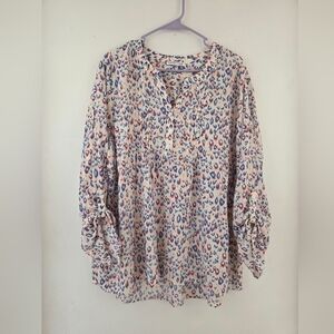 Notations Women's Multicolor Printed Top